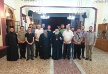 Με Σέρβους φοιτητές από τη Θεολογική Σχολή του Βελιγραδίου συναντήθηκε ο Σεβασμιότατος Ποιμενάρχης μας Μητροπολίτης Νεαπόλεως Βαρνάβας στο Πνευματικό Κέντρο του Αγίου Αθανασίου Παλαιοκάστρου.