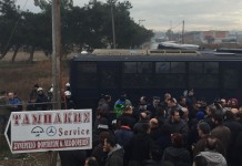 Διώχθηκαν οι διαδηλωτές,ξεκινούν οι εργασίες