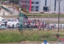 Οι πρόσφυγες έκλεισαν πάλι την Εθνική Οδό