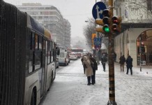 Μειωμένα δρομολόγια του ΟΑΣΘ εξαιτίας του χιονιά