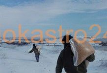 Πάγωσε και το Δέλτα του Έβρου,κυνηγοί ταΐζουν τα πτηνά