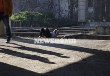 Κτήριο διακίνησης μεταναστών δίπλα από το σιδηροδρομικό σταθμό της Θεσσαλονίκης