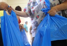 Ωραιόκαστρο : διανομή τροφίμων στους δικαιούχους του ΤΕΒΑ