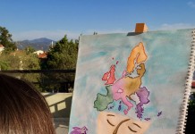 Διακρίθηκε 8χρονη Θεσσαλονικιά που ζωγράφισε την Ευρώπη