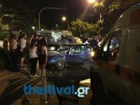 ΠΡΙΝ ΛΙΓΟ: Σύγκρουση δύο Ι.Χ. στην οδό Κατσιμίδη στη Θεσσαλονίκη