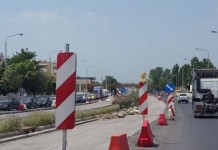 Συνεχίζονται οι εργασίες διαγράμμισης σε επαρχιακούς δρόμους της Θεσσαλονίκης