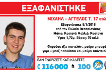 Βρέθηκε ο 17χρονος