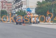 Τροχαίο τώρα επι της οδού Λαγκαδά