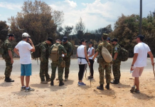 Οι εθελοντές του ΣΥΝΥΠΑΡΧΩ με την ΛΕΦΕΔ Αττικής στα καμένα για αναζήτηση αγνοουμένων