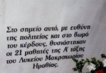 Σαν σήμερα η τραγωδία στα Τέμπτη – 21 μαθητές νεκροί