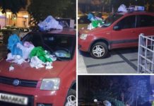 Γέμισαν με σκουπίδια Ι.Χ. στη Θεσσαλονίκη