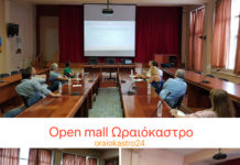 Ο Εμπορικός Σύλλογος Ωραιοκάστρου ενημερώνει και τον νέο δήμαρχο για το open mall