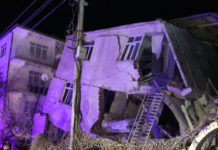Σεισμός στη Τουρκία: 21 νεκροί, αγωνία για 38 εγκλωβισμένους,1.070 τραυματίες