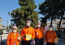 Η ΟΜΑΚ Ωραιοκάστρου είναι στους δρόμους με όλα τα μέτρα προστασίας και ενημερώνει για τον κορονοϊό