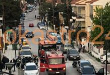 Φωτιά σε ΙΧ στο κέντρο του Ωραιοκάστρου