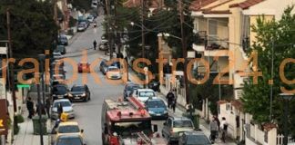 Φωτιά σε ΙΧ στο κέντρο του Ωραιοκάστρου