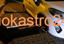 ΙΧ έπεσε σε χαντάκι στο Ωραιόκαστρο,φωτογραφίες