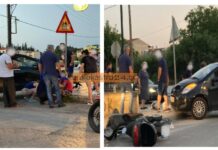 Τροχαίο ατύχημα με τραυματία στο Ωραιόκαστρο