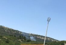 Φωτιά τώρα στον ορεινό όγκο Ωραιοκάστρου