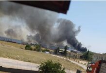 Φωτιά τώρα στο Ωραιόκαστρο Θεσσαλονίκης