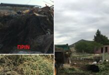 Εκτεταμένη επιχείρηση καθαρισμού στην περιοχή πλησίον του Λαχανόκηπου του Δήμου Ωραιοκάστρου