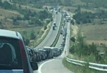 Ατελείωτες “ουρές” στον Προμαχώνα λόγω… κορονοϊού