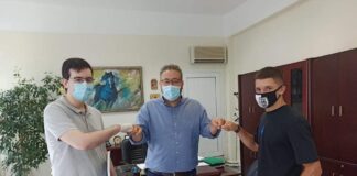 Νέους που σηκώνουν ψηλά το Ωραιόκαστρο με τις εξαιρετικές τους επιδόσεις συνάντησε σήμερα ο Δήμαρχος Ωραιοκάστρου