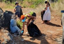 «Σκούπισαν» την παραλία του Γλαρόκαβου στη Χαλκιδική,φωτο