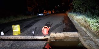 Ανοιξε δρόμος στη μέση στο Ωραιόκαστρο