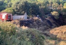 Υπό μερικό έλεγχο η φωτιά στον Λαγκαδά