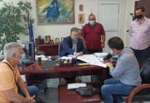 Υπογράφηκε η σύμβαση για την προμήθεια συστήματος αποσιδήρωσης – απομαγγανίωσης για την ύδρευση του οικισμού Ανθούπολης