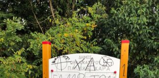 Υβριστικά συνθήματα για τον κορονοϊό σε παιδική χαρά στο Ωραιόκαστρο