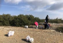 Παρέα νέων αντικατέστησε την άθληση με το μάζεμα σκουπιδιών απο το βουνό Ωραιοκάστρου