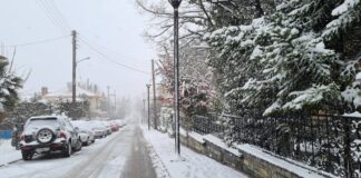 Ωραιόκαστρο: Η κατάσταση αυτήν την ώρα απο την επέλαση του χιονιά – Δρόμοι, Λεωφορεία, Σχολεία, Αλάτι