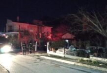 Φωτιά σε μονοκατοικία στους Νέους Επιβάτες – Απεγκλωβίστηκαν οι ένοικοι