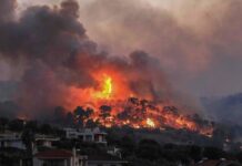 Χαρδαλιάς για φωτιά στην Κορινθία: Ξεκίνησε από ελαιώνα, έχουν καεί 20.000 στρέμματα, θα έχουμε δύσκολη νύχτα