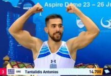 Γυμναστική: Χάλκινος ο Τανταλίδης στις ασκήσεις εδάφους