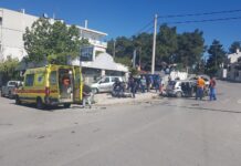 ΤΩΡΑ Τροχαίο στο Ωραιόκαστρο με τραυματία, βίντεο