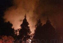 Συνεχίζεται η κατάσβεση της φωτιάς στο Ν.Μαρμαρά, βίντεο