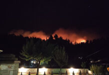 Χαλκιδική-ΤΩΡΑ: Μεγάλη αναστάτωση λόγω της φωτιάς στη Φούρκα – Φεύγουν άρον άρον οι παραθεριστές