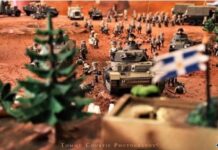 Θεσσαλονίκη: Απεικόνιση του Οχυρού Ρούπελ σε διόραμα playmobil