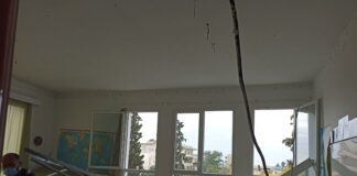 Θεσσαλονίκη: Εισαγγελική παρέμβαση για την οροφή που έπεσε στο δημοτικό σχολείο Πυλαίας