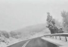 Χιονίζει στο Ωραιόκαστρο- Ελεγχόμενη κατάσταση