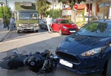 Τροχαίο τώρα με τραυματία στο Ωραιόκαστρο