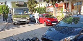 Τροχαίο τώρα με τραυματία στο Ωραιόκαστρο