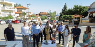 Ωραιόκαστρο: Παρουσία του προέδρου του «Πράσινου Ταμείου» εγκαινιάστηκε η νέα πλατεία Τζαβέλα