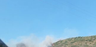 Φωτιά σε εξέλιξη και στην Κορώνη Μεσσηνίας