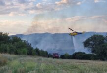 Υπο μερικό έλεγχο η φωτιά στο Ωραιόκαστρο