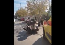 ΤΩΡΑ – Σοβαρό τροχαίο στον Εύοσμο (ΦΩΤΟ-ΒΙΝΤΕΟ)