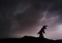 Τρομακτικές αλλά και εντυπωσιακές εικόνες καταγράφηκαν εχθές στον ουρανό, βίντεο